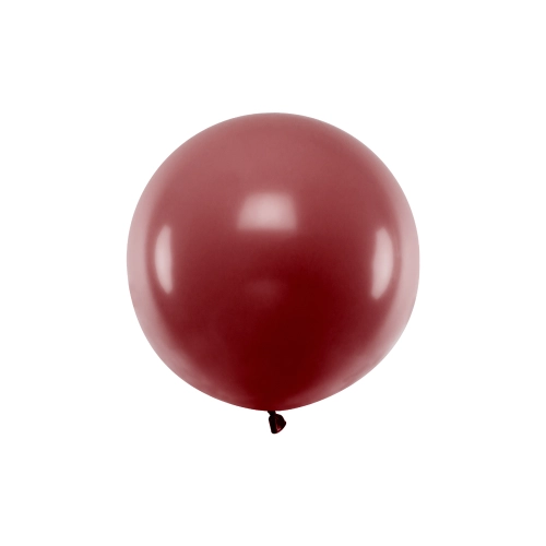 Balon rotund mare 60 cm - burgundă