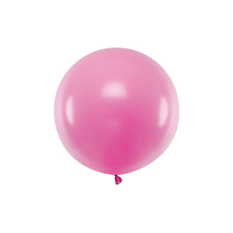 Okrogel velik balon 60 cm – fuksija
