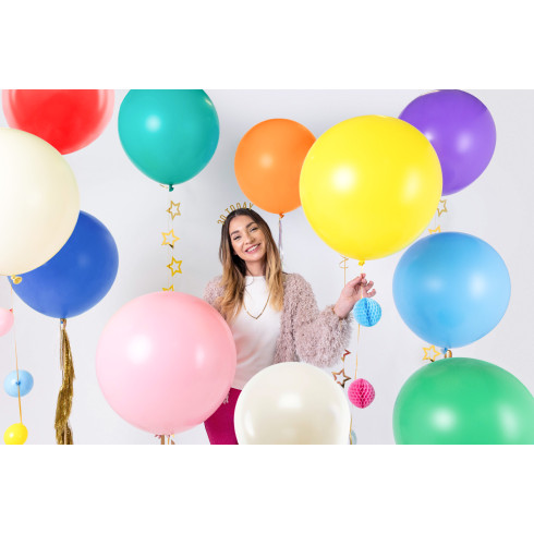 Kerek nagy lufi 60 cm – kék Kerek nagy lufi 60 cm – kék