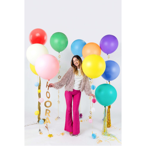 Kerek nagy lufi 60 cm – kék Kerek nagy lufi 60 cm – kék
