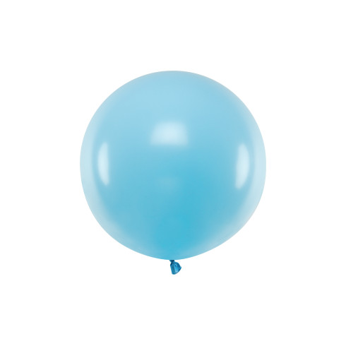 Kerek nagy lufi 60 cm – pasztell világoskék Kerek nagy lufi 60 cm – pasztell világoskék