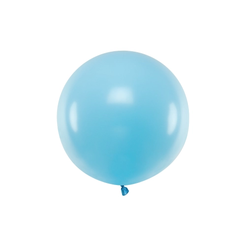 Balon rotund mare 60 cm – pastel albastru deschis