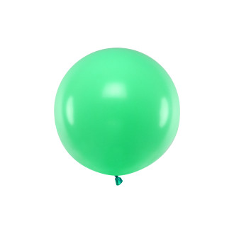 Velik okrogel balon 60 cm – pastelno zelen