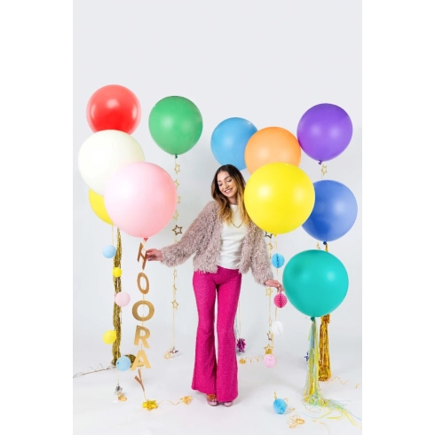 Kerek nagy lufi 60 cm – rozmaringzöld Kerek nagy lufi 60 cm – rozmaringzöld