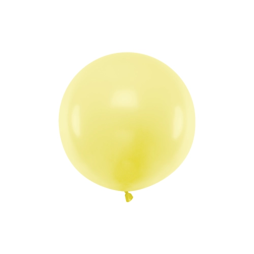 Balon mare rotund 60 cm – galben deschis
