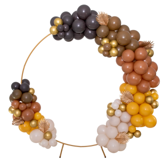 Okrogel zlati stojalo za balone 200 cm