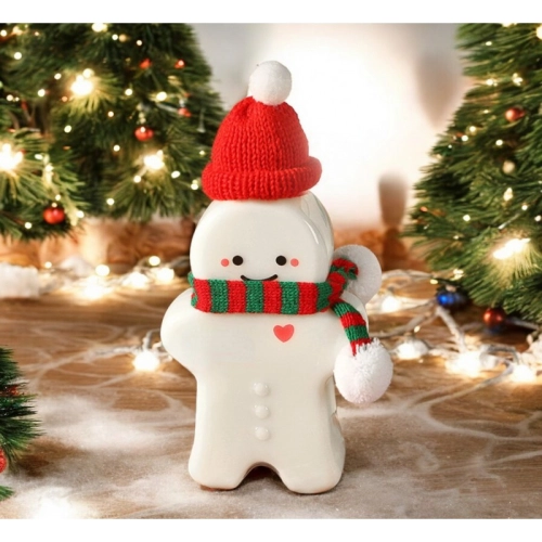 Ozdobná fľaša Perníček so zeleným šálom na likér 350ml