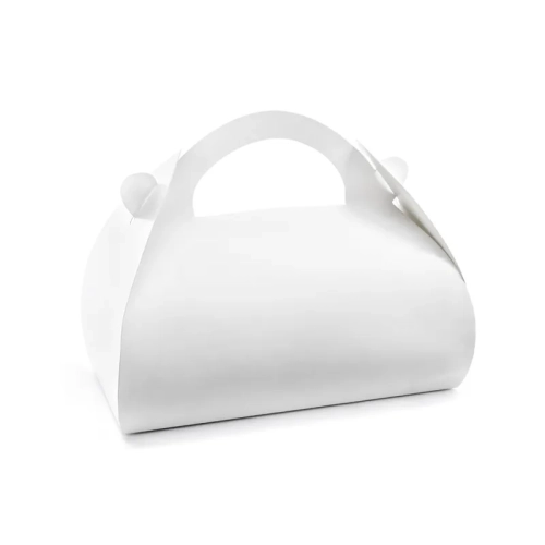 Díszes fehér tortadobozok 16×8,5×9,5 cm, 10 db