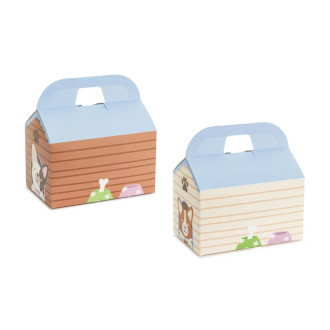 Okrasne škatle za torte v obliki pasje ute 6 kos