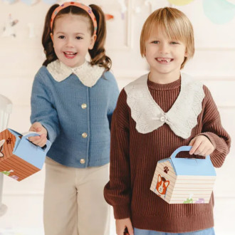 Okrasne škatle za torte v obliki pasje ute 6 kos