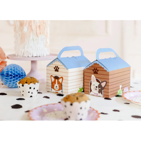 Okrasne škatle za torte v obliki pasje ute 6 kos
