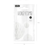 Papír dekorációs gömb „Honeycomb”, fehér, 10 cm