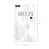 Papír dekorációs „Honeycomb” gömb, fehér, 20 cm