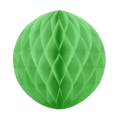 Papír dekorációs „Honeycomb” gömb, zöld, 10 cm Papír dekorációs „Honeycomb” gömb, zöld, 10 cm