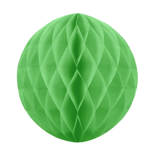 Mingea decorativă din hârtie „Honeycomb”, verde, 20 cm