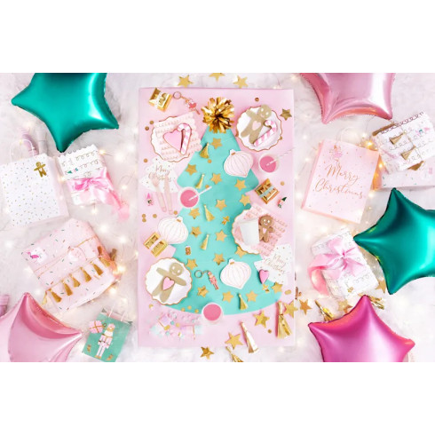 Papirnata girlanda zvezde – zlata 1,3 m