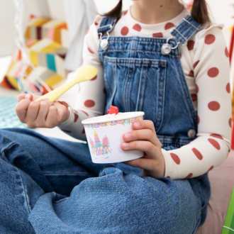 Papirnati kozarčki za sladoled Unikorn, 6 kosov