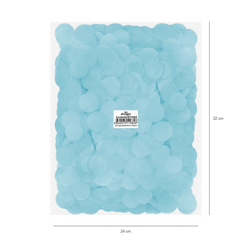 Papír konfetti 500 g – kék Papír konfetti 500 g – kék