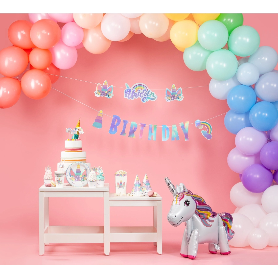 Pahare de hârtie Unicorn 220 ml, 6 buc.