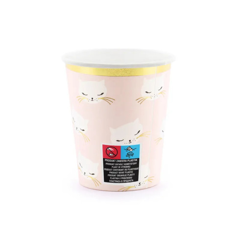 Papírpoharak Macska 200 ml, 6 db Papírpoharak Macska 200 ml, 6 db