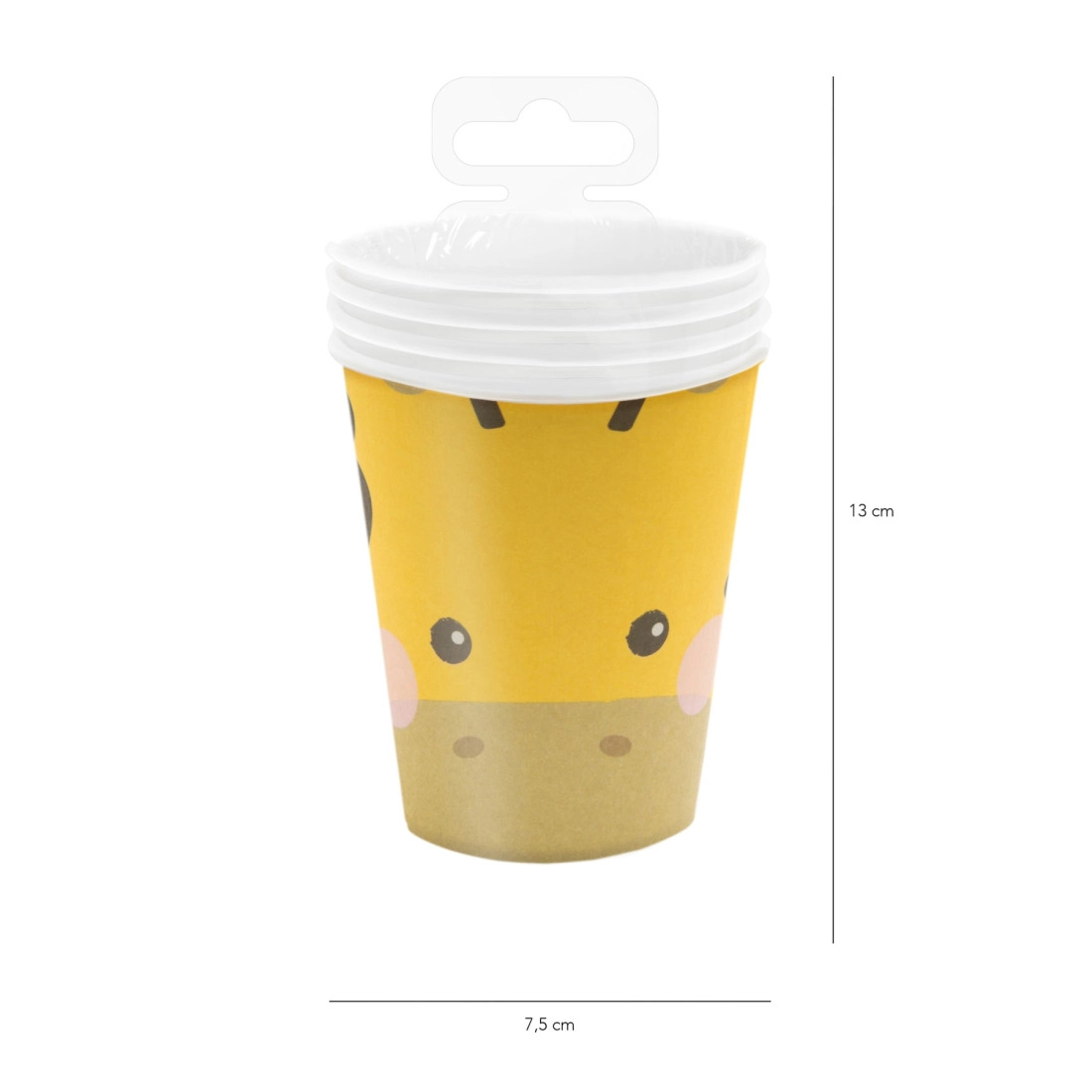 Pahare de hârtie Safari 220 ml, 4 buc.