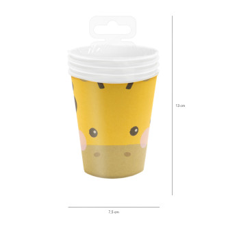 Papirnati kozarci Safari 220 ml, 4 kos