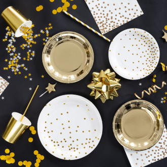 Papirnati kozarčki zlati – 220 ml, 6 kosov