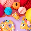 Pahare de hârtie pentru Halloween, motive mexicane, 220 ml, 6 buc.