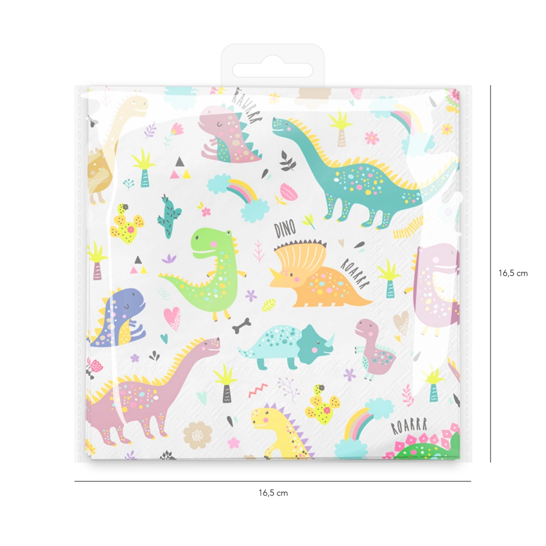 Papír szalvéták Dínó, 10 db