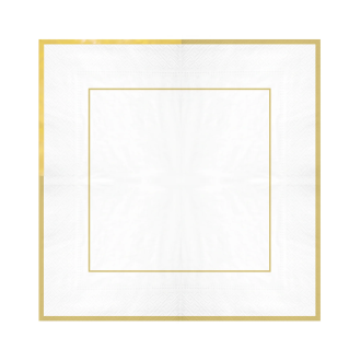 Papirnati robčki Elegant Gold 10 kos – razkošni papirnati robčki za vsako priložnost