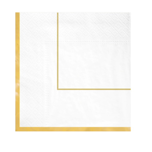 Papír szalvéták Elegant Gold 10 db – luxus papír szalvéták minden alkalomra Papír szalvéták Elegant Gold 10 db – luxus papír szalvéták minden alkalomra