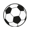 Papír szalvéták Futball labda, 10 db