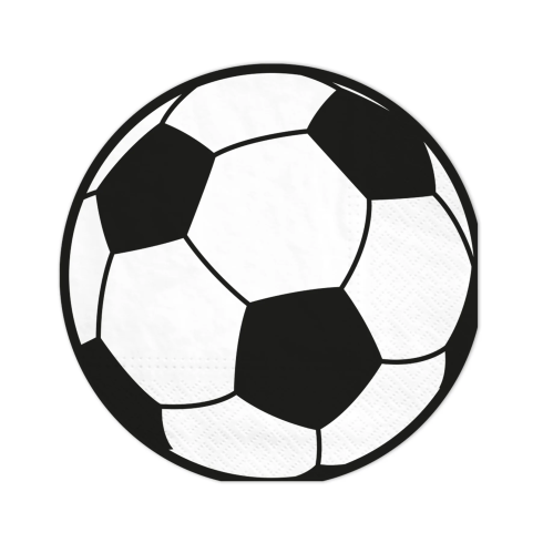 Papír szalvéták Futball labda, 10 db Papír szalvéták Futball labda, 10 db