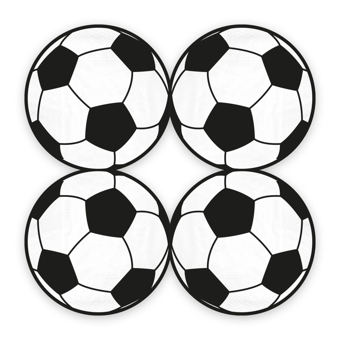Papír szalvéták Futball labda, 10 db