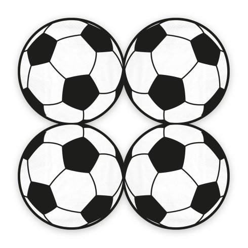 Papír szalvéták Futball labda, 10 db Papír szalvéták Futball labda, 10 db