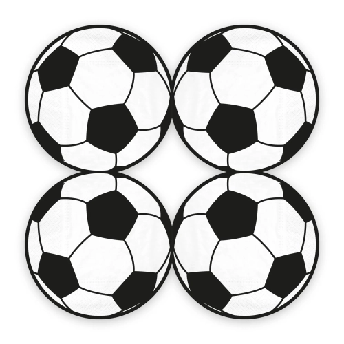 Șervețele de hârtie Minge de fotbal, 10 buc.