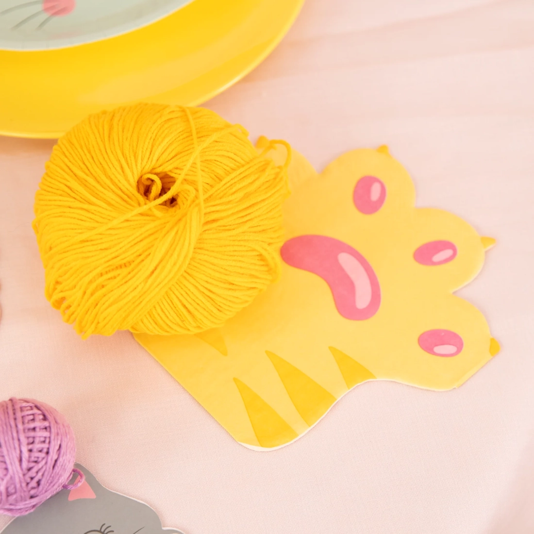 Șervețele din hârtie cu lăbuțe de pisică, 12 buc.