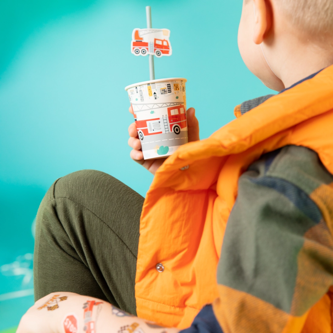 Paie din hârtie Cars, 6 buc.