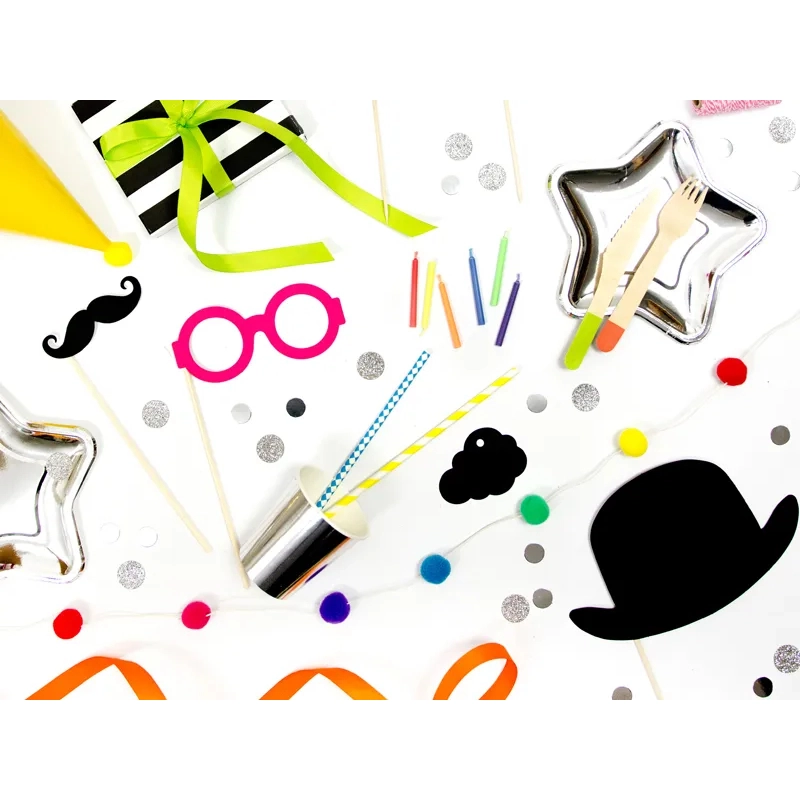 Papírové brčka žluto-bílé proužky 19,5 cm – balení 10 ks