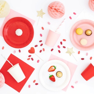 Papirnati krožniki beli 18 cm - 10 kosov