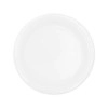Papírtányérok fehér, 18 cm – 10 db