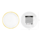 Papírtányérok fehér Classic Gold 18 cm – 6 db Papírtányérok fehér Classic Gold 18 cm – 6 db