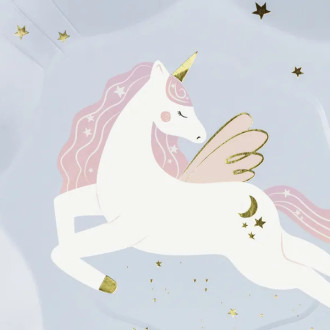 Papirnati krožniki Samorog, mešane barve, 6 kosov