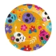Papírové talířky Mexický Halloween 18 cm - 6 ks