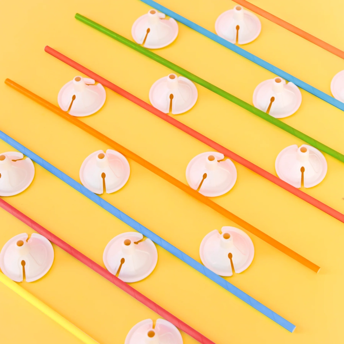 Bețișoare din hârtie pentru baloane EKO – mix de culori, 100 buc.