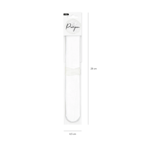 Papír pompom 25 cm – fehér Papír pompom 25 cm – fehér