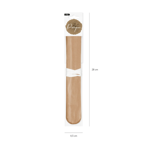 Papír pompon – barna, 25 cm Papír pompon – barna, 25 cm