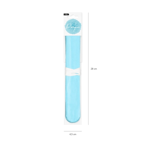 Papír pompon – kék, 25 cm