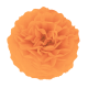 Papír pompom – narancssárga, 15 cm