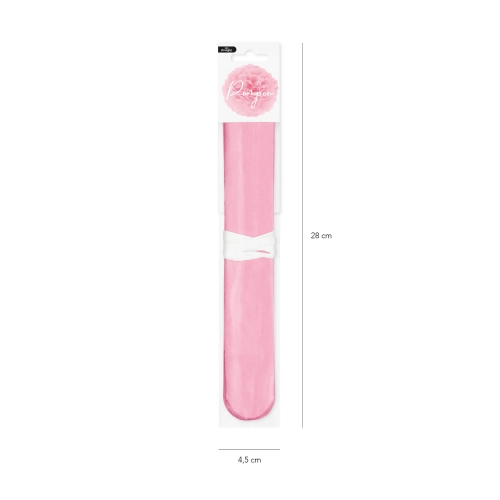 Pompom din hârtie – roz, 25 cm
